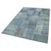 Blue 53" x 81" L Area Rug - Lofy K?rk Yama Patchwork Machine Woven Rectangle 4'5" x 6'9" Indoor/Outdoor Area Rug in 81.0 x 53.0 x 0.4 in | Wayfair