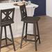 Red Barrel Studio® Gwendolyn Stool Wood in Gray | 42.25 H x 19 W x 19 D in | Wayfair FDA25268224549F5929236854C242520