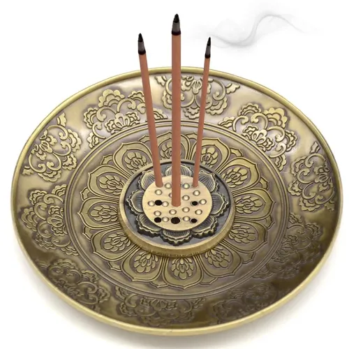 YXY – porte-encens en forme dragon et de phénix, brûleur d'encens tibétain en métal du zodiaque chinois, idéal pour objets de collection, petite décoration de maison
