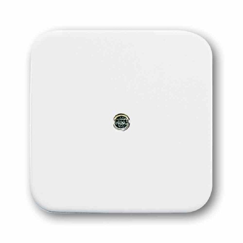 Busch-Jaeger REFLEX SI Zentralplatte, Blindabdeckung, alpinweiß, glänzend, Befestigung mit Schraube, ohne Beschriftungsfeld Image