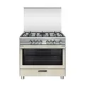 Glem Gas SB965MCR four et cuisinière Gaz Beige, Acier inoxydable A+