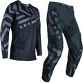 Leatt 3.5 Ride Pattern 2024 Motocross Jersey und Hose Set, schwarz-grau, Größe S