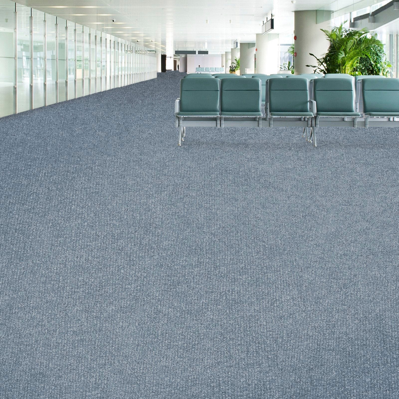 Teppichboden MY HOME "Malta", grau, B:200cm H:3mm L:1.000cm, Kunstfaser, Teppiche, verschiedene Farben & Größen, Polypropylen, Nadelfilz