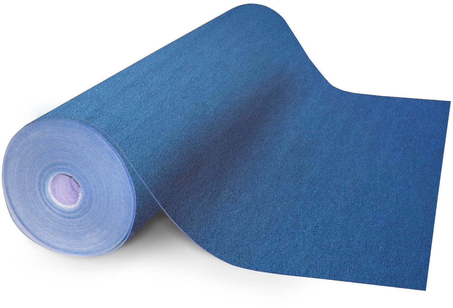 Teppichboden MY HOME "Malta", blau (dunkelblau), B:200cm H:3mm L:700cm, Kunstfaser, Teppiche, verschiedene Farben & Größen, Polypropylen, Nadelfilz