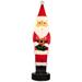 42" Lighted Santa Claus Blow Mold Outdoor Christmas Decoration - Red