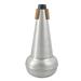 Trombone Mute Device 1PC Tenor Slide Trombone Mute Aluminium Alloy Muffler Music Instrument Mute Device Tenor Trombone Tonometer Long Trombone Silencer for Studio Home (Silver)