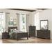 Monty 4 Piece Gray Traditional Sleigh Bedroom Set