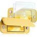 ProCase Flip Cover for Nintendo Switch Lite with 2 Pack Tempered Glass Screen Protectors Slim Protective Case with Magnetically Detachable Front Cover for Nintendo Switch Lite 2019 -Yellow