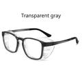 Men and Women Eye Protection Glasses Protective Glasses Anti-saliva Anti Pollen Goggles Blue Light Blocking Glasses Anti-fog Safety Glasses TRANSPARENT GRAY