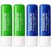 Vaseline Lip Therapy Stick | Petroleum Jelly Vaseline Lip Balm | 4.8G Each (2 Aloe - 2 Original).