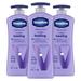 Vaseline Intensive Care Calm Healing Body Lotion For Dry Skin Lotion Made With Ultra-Hydrating Lipids And Lavender Extract To Heal And Restore Dry Skin 20.3 Oz Pack Of 3.