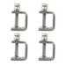 4pcs Heavy Duty Woodworking Clamp Stainless Steel C-Clamp Tiger Clamp Tools