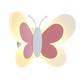 Simple Wall Lamp 1PC Modern Simple Butterflies Wall Lamp Bedroom Living Room Decorative Wall Light