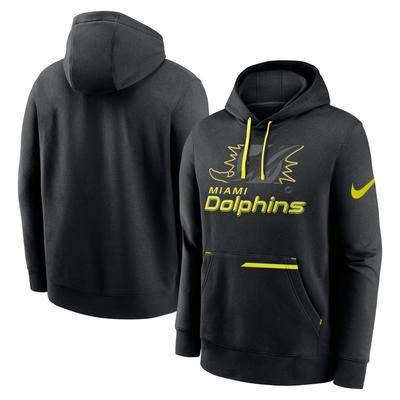 Miami Dolphins Nike VOLT Pullover Fleece Hoodie - Herren Image
