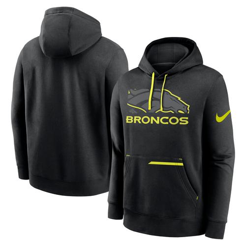 Denver Broncos Nike VOLT Pullover Fleece Hoodie - Herren