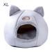 Puppy Cage Lounger With Mattress Dog Washable Cave Foldable and Removable Self Warming Indoor Cats Sleep Beds Cat Dog House Pet Beds Mats Cat Bed XL