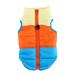 TOYMYTOY Pet Dog Winter Vest Waterproof Dog Warm Pet Coat Pet Clothes Dog Apparel Pet Supplies for Dog Pet Size XS Sky-Blue Yellow and Orange