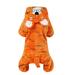 TOYMYTOY Pet Costume Dog Halloween Suit Dog Tiger Costume Dog Jumpsuit Pet Puppy Supplies - Size S (Orange)