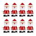8pcs in A Pack Santa Claus Clockwork Wind Up Toys Fun Cartoon Toys Wind up Clockwork Toys Party Favors Great Gift for Kids