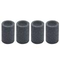 Darts Tips Grinding Stone 4PCS Hard Darts Tips Millstone Pocket Darts Tips Grinding Stone Round Arts Darts Sharpening Stone Dart Accessories for Home Store(Black)