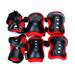 Durable Kid Cycling Roller Skating Knee Pads Elbow Pads Wrist Protective Pads Set (Black+Red) Durable Kid Cycling Roller Skating Knee Pads Elbow Pads Wrist Protective Pads Set (Black+Red)