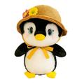 Waroomhouse Plush Penguin Soft Toy Penguin Plush Cartoon Penguin Soft Plush Stuffed Bow Flower Decor Elastic Colorfast Baby Toy