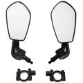 1 Pair of Bike Rearview Mirror 360 Degree Rotation Mirror Bike Reflector