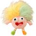 DISHAN Cartoon Plush Toy Super Soft Plush Doll Cartoon Plush Doll Toy Funny Cute Colorful Hair Deciduous Teeth Big-eyed Doll