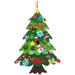 Montessori Christmas Tree Detachable Xmas Door Wall Hanging Decor (Basic)