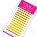 TDANCE Colorful lashes extension DD Curl 0.07mm Thickness Semi Permanent Individual Eyelash Extensions Silk Volume Lashes Professional Salon Use Mixed 8-15mm Length In One Tray (Yellow DD-0.07 8-15mm)