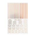 3D Gold Silver Rose Gold Nail Sticker Line Nail Art Striping Tape DIY Decoration Nail Glass Set Organic Nail Nail Decorations Nail Designs Dip Polish Set Glitter Glitter Dip Nail Glitter Nail Nail