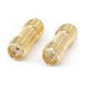1PCS SMA female to RP SMA female Adapter RF Coax Coupling Nut barrel Connector Converter For WIFI 4G Antenna
