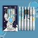 Astronaut Peach Office School Supplies For Writing Erasable Friction Easy-To-Rub Student Gift Black/Blue Ink Gel Pen Ballpoint Pen Neutral Pen 05
