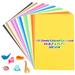 100 Sheets A4 Colored Cardstock 8.3 x 11.7 Inches 200 GSM Card Stock Paper 20 Assorted Colors Card Paper Multicolored Cardstock for DIY Crafts Printing Origami Scrapbooks