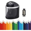 Pencil Sharpeners Battery Powered Automatic- Electric Pencil Sharpener Handheld Heavy Duty for No.2/Colored Pencils(6-8mm) Pencil sharpeners Manual School/Artists/Kids/Classroom/Office/Home