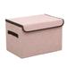 JikoIiving Larger Storage Cubes Foldable Storage Box With Lid Collapsible Storage Bin Organizer Basket With Sturdy Handles For Closet