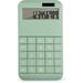 EooCoo Basic Standard Calculator 12 Digit Desktop Calculator with Large LCD Display for Office School Home & Business Use Modern Design - Green