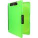 Dexas 3517-807 Slimcase 2 Storage Clipboard with Side Opening Neon Green