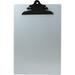 Saunders Silver Recycled Aluminum Clipboard with Black Clip - 8.5 x 11 inch Letter Size Document Holder - Ideal for Home Office and Business Use (22516)