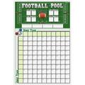 AnapoliZ Football Pool Poster | (13â€� inch x 19â€�inch) Football Squares Pool Board | Office Pool Football Poster | Big Game Party Decorations | Football Super Game Bowl Party Pool Poster