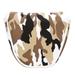 Camouflage Putter Cover Club Head Cover Waterproof Portable Protection Pusher Sleeve Accessory (Brown)