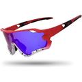 Polarized Cycling Sunglasses for Men Women UV400 Sports Glasses for Youth Windproof Goggles for Baseball Golf