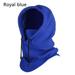 Men and Women Mask Hat Riding Hood Hat Thermal Fleece Winter Warm Hat Ski Face Mask Tactical Balaclava ROYAL BLUE