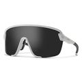 Smith Optics Bobcat Sunglasses - White; ChromaPop Black + Clear