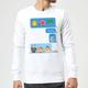 Disney Frozen I Love Heat Emoji Sweatshirt - White - S - White