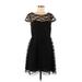 KARL Karl Lagerfeld Cocktail Dress: Black Dresses - Women's Size 6