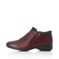 Rieker Women's Damen Kurzstiefel Mid Calf Boot (Red, UK Footwear Size System, Adult, Women, Numeric, Medium, 4)