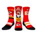 Youth Rock Em Socks Travis Kelce Red Kansas City Chiefs Pro Three-Pack Crew Sock Set