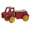 Moover Wooden Dump Truck Ride-On, Suitable for 8 Months - 4 Years old, 48 x 6 x 45 cm, Red and Yellow