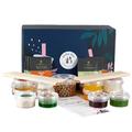 Boba Bar London | Creamy Twist Mixed Bubble Tea Kit | 8 Mixed Tea Flavours | 8 Boba & Jelly Toppings | Tapioca Pearls | 8 Bamboo Straws | 8 Tea Bags | 2 Recipe Cards